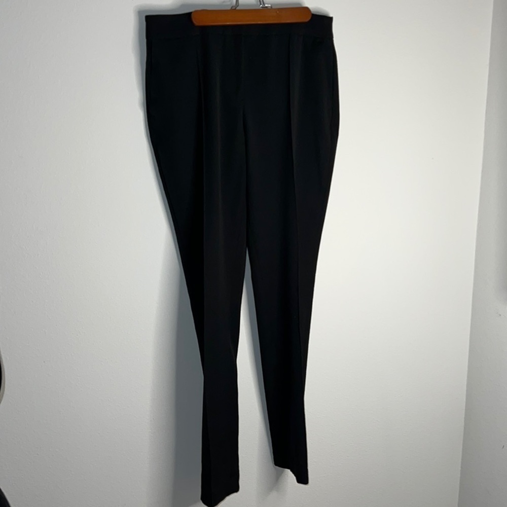 Robert Rodriguez black women’s mid rise 10” flat front creased slim pants Sz 6‎